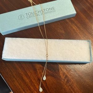 Touchstone Crystal - Gold Necklace